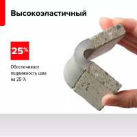 Герметик ТЕХНОНИКОЛЬ полиуретановый MASTER серый 600 мл, 1 шт.